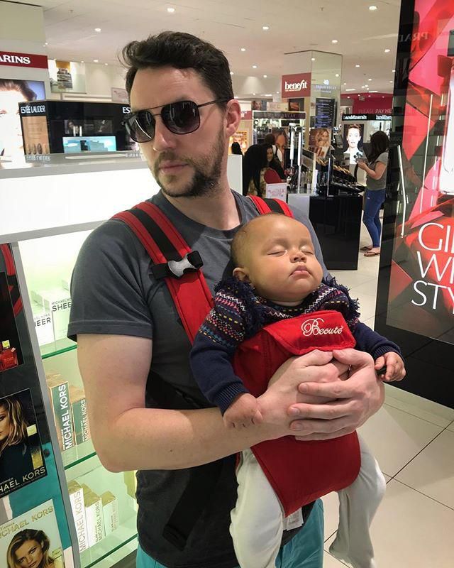 Baby Ryn and her daddy, Jamie Roberts