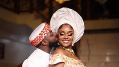 Davido and Chioma on their traditional wedding[Instagram/bellanaija