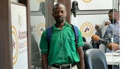 Meet 47-year-old primary 6 Ghanaian pupil who’s his kids’ classmate