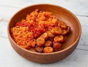 Jollof and plantain