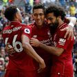 Roberto Firmino (centre) scored the decisive goal for Liverpool in their 3-2 Champions League win against Paris Saint-Germain