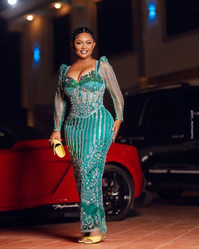 Nana Ama McBrown wedding guest outfits
