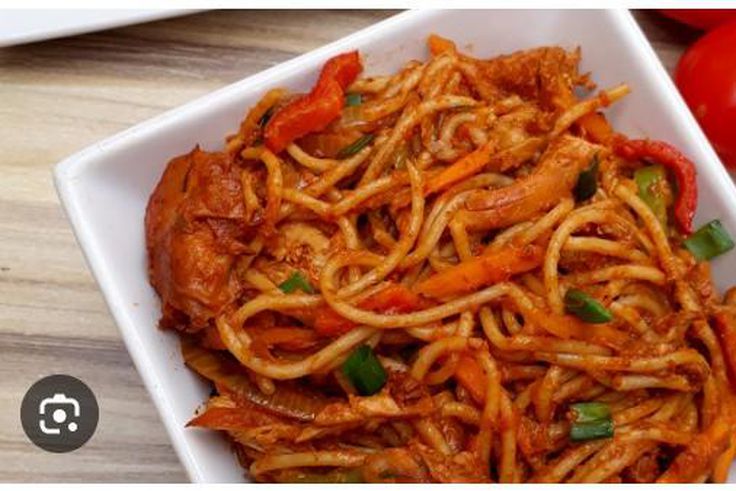 spaghetti jollof