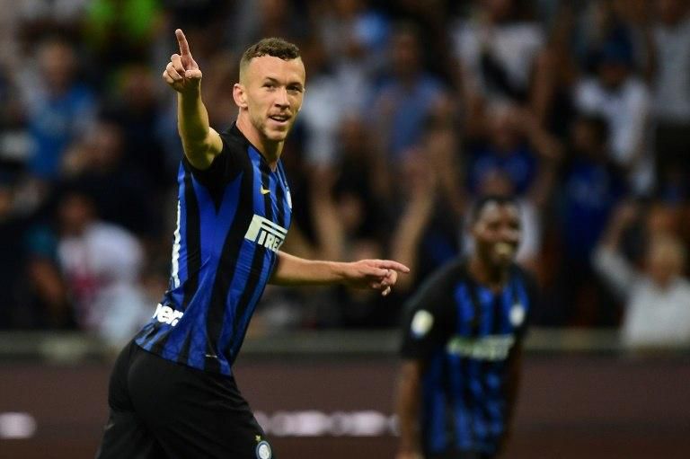 Ivan Perisic of Inter Milan, who return to the Champions League for the first time since 2011-12