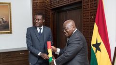 Nana Addo with Special Prosecutor, Kissi Agyebeng