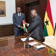 Nana Addo with Special Prosecutor, Kissi Agyebeng