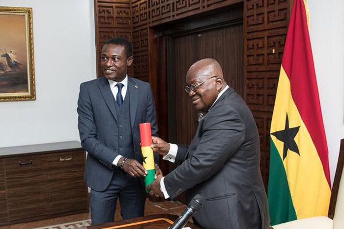 Nana Addo with Special Prosecutor, Kissi Agyebeng