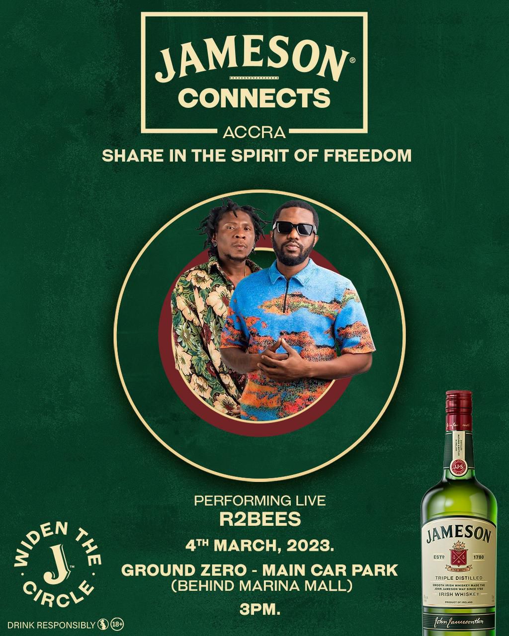 New Jameson Connects Independence day 2023: R2bees