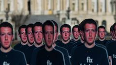 Mark Zuckerberg protest