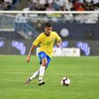 Brazil midfielder Philippe Coutinho, playing here against Saudi Arabia last month, is one of three players to drop out of Tite's squad through injury