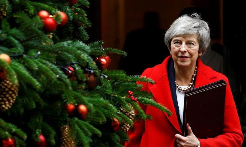 Britain's Prime Minister Theresa May leaves 10 Downing Street, London