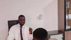 A gambling addict undergoing counseling session