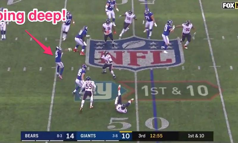 Odell touchdown
