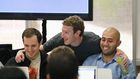 Facebook employees Mark Zuckerberg