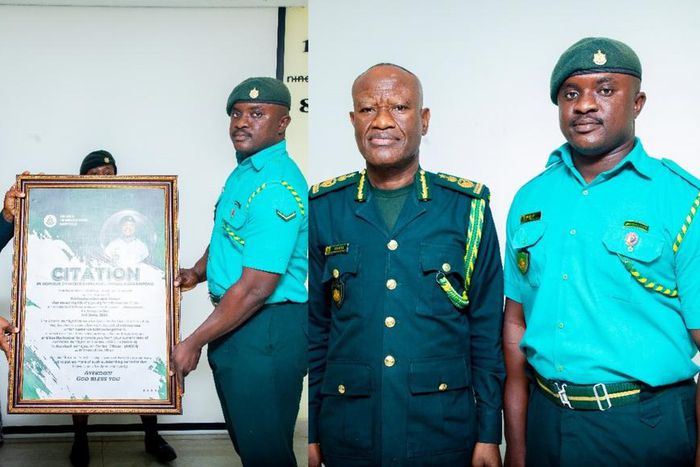 Immigration officer promoted for rescuing student from kidnappers on Nsawam-Amasaman road