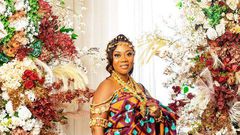 Bride in kente