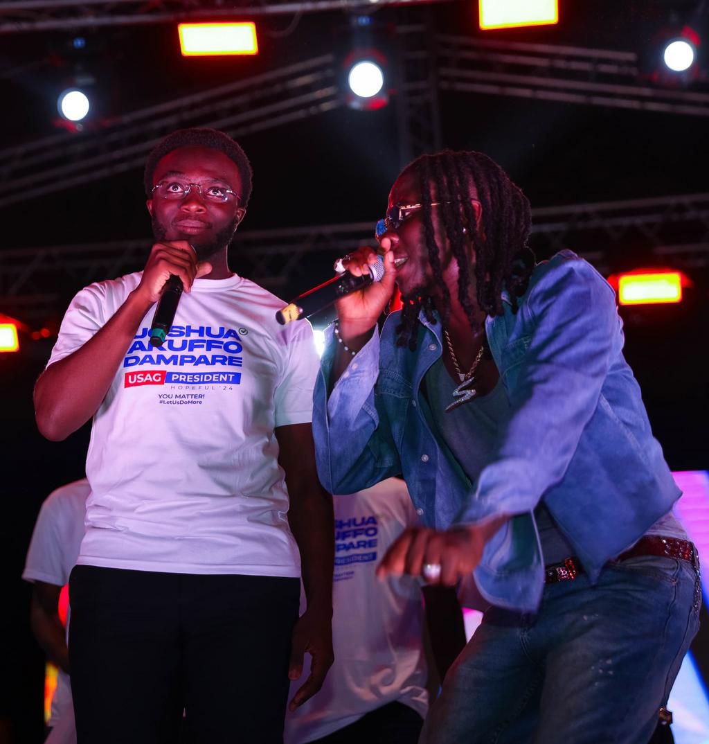 Stonebwoy endorses Joshua Akuffo Dampare for USAG presidency