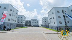 Akufo-Addo commissions newly constructed police barracks at Kwabenya