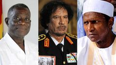 John Evans Atta Mills, Muammar Gaddafi and Umaru Musa Yar’Adua