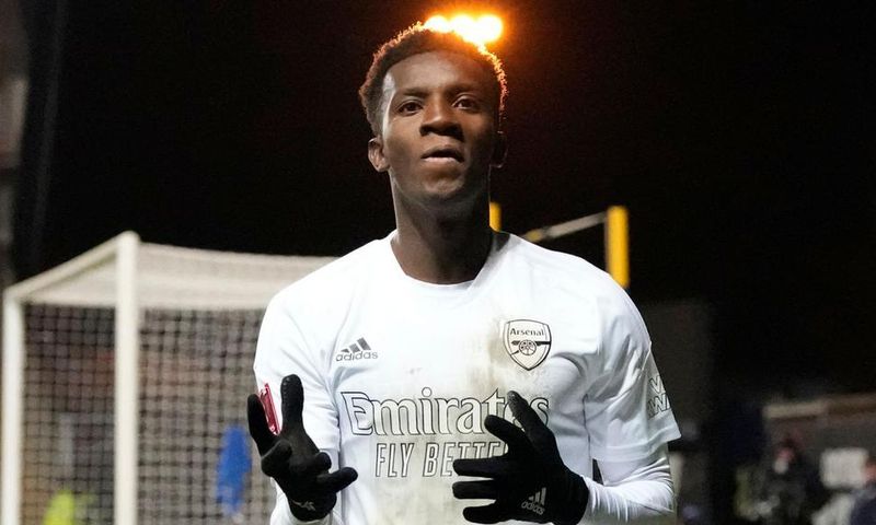 Ghana-target Eddie Nketiah nets double as Arsenal beat Oxford United in FA Cup