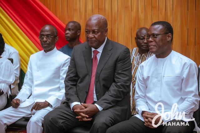 Asiedu Nketia, John Mahama and Fifi Kwetey