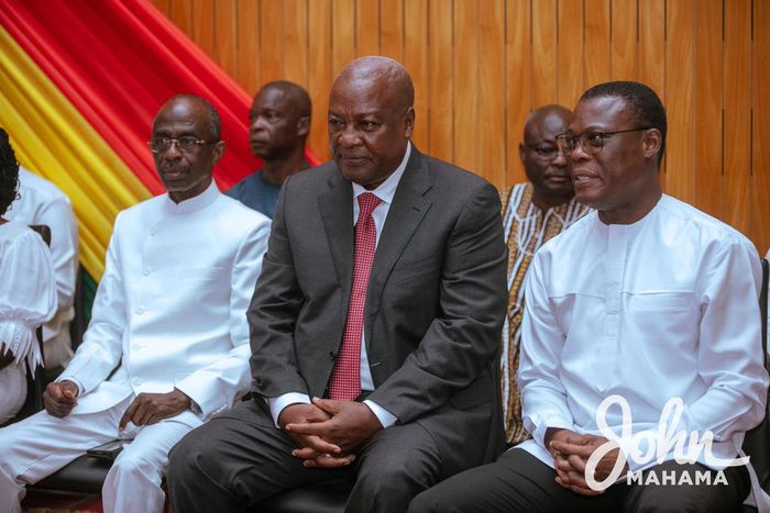Asiedu Nketia, John Mahama and Fifi Kwetey