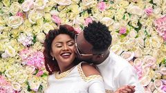 Ghanaian actress, Nana Ama Mcbrown and her husband, Maxwell Mensah