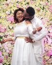 Ghanaian actress, Nana Ama Mcbrown and her husband, Maxwell Mensah