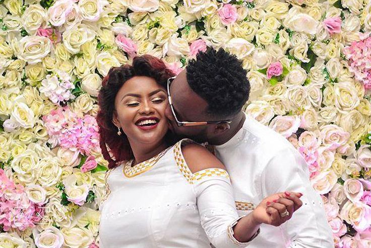 Ghanaian actress, Nana Ama Mcbrown and her husband, Maxwell Mensah