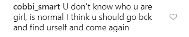 Instagram comment