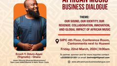 Third edition of African Music Business Dialogue slated for March 22 in Accra