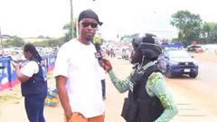 E.L finally reads the room as he shows up for #OccupyJulorbiHouse Day 2  protest (VIDEO)
