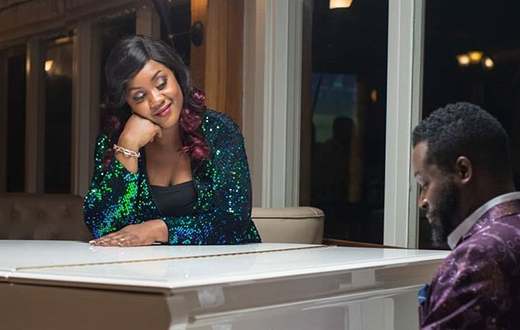 Adjetey Anang and Wife