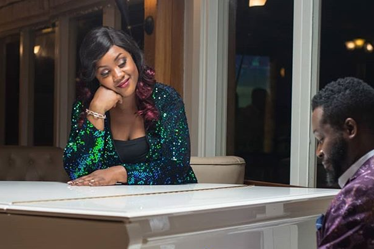 Adjetey Anang and Wife