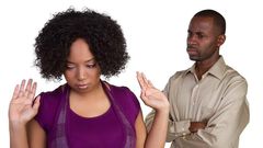 Angry black couple