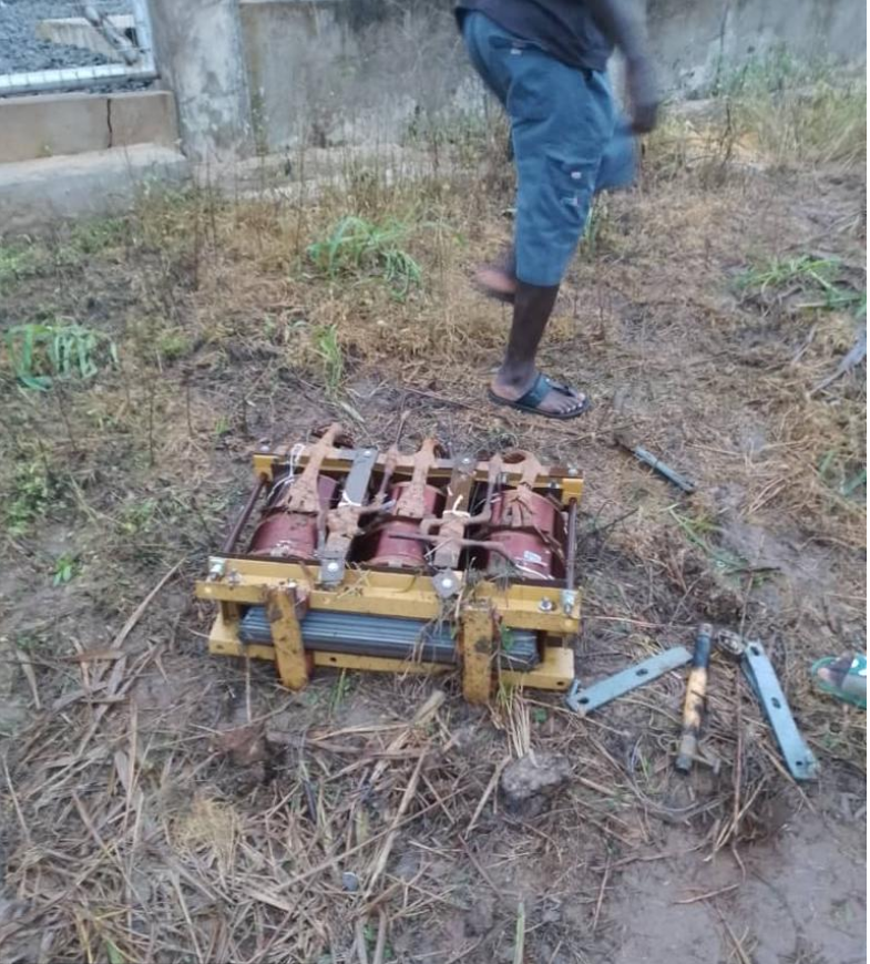 Hunter causes arrest of 3 men for stealing ECG transformer in Volta Region