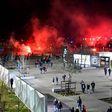 The punishment was originally handed down in August 2018 following scenes of mob violence ahead of a Europa League home game against CSKA Moscow in March (pictured)