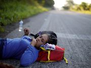 Powerful photos and stories from the caravan show migrants' harrowing journey to the US