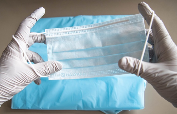 A disposable nose mask