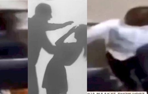 Nkawkaw: Outrage as video of female worker beaten by male boss surfaces (Watch)