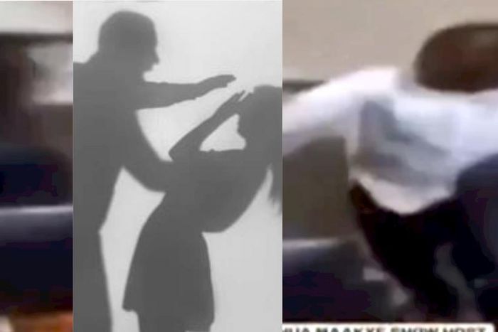 Nkawkaw: Outrage as video of female worker beaten by male boss surfaces (Watch)
