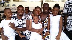 Peter Mensah buries late father in Ghana