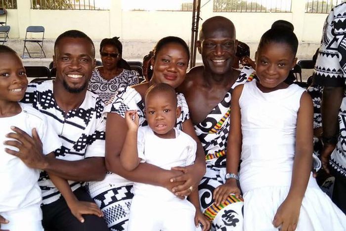 Peter Mensah buries late father in Ghana