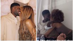 Janine Mackson: Thomas Partey’s pregnant girlfriend shares their romantic moments