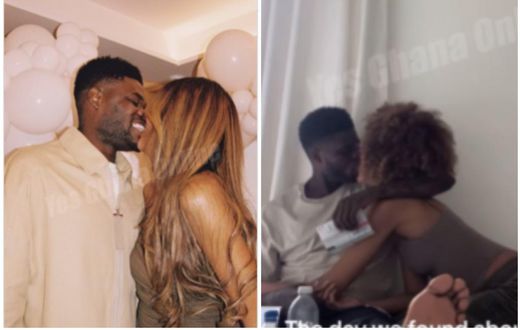 Janine Mackson: Thomas Partey’s pregnant girlfriend shares their romantic moments