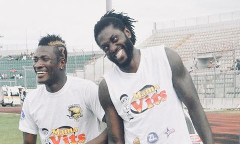 Watch: Asamoah Gyan says he's in 'Heaven' after visiting Adebayor’s mansion in Togo