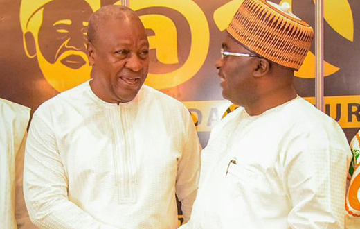 EPPI Survey: Bawumia 3 points ahead of Alan, NDC voters want Mahama to back for election 2024