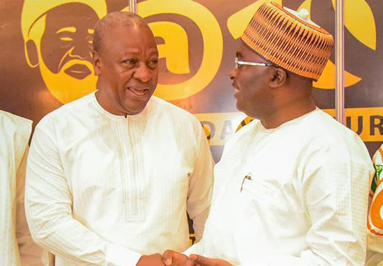 EPPI Survey: Bawumia 3 points ahead of Alan, NDC voters want Mahama to back for election 2024