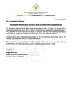 Letter from the Presidency