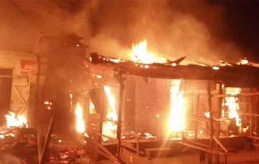 Another fire outbreak at Shiashie destroys over 100 kiosks